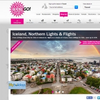 WowGo travel section for wowcher